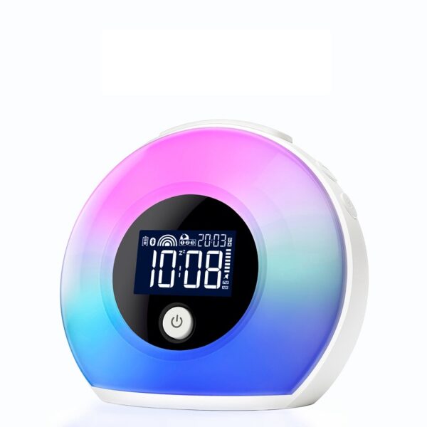 Bluetooth Color Changing Alarm Clock with Bluetooth Speaker