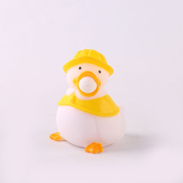 Cute Duck Blow Bubble Stress Ball