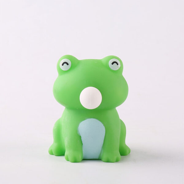 Cute Frog Blow Bubble Stress Ball
