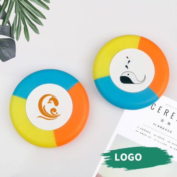 Tri-color Disc Highlighter