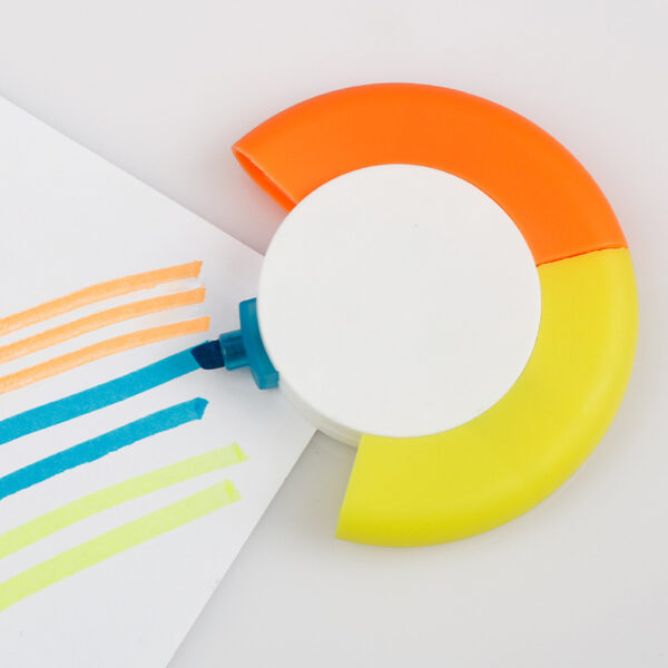 Tri-color Disc Highlighter