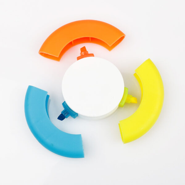 Tri-color Disc Highlighter