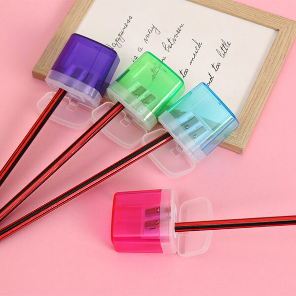 PS Material Double Hole Plastic Pencil Roller