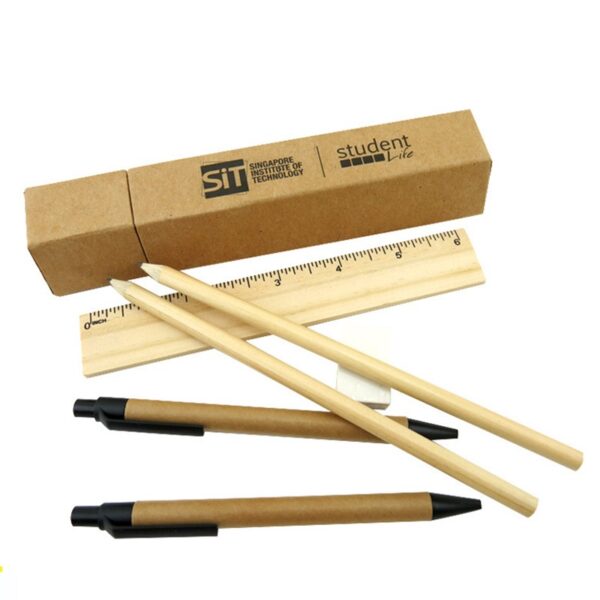 Eco-friendly Kraft Box Stationery Set
