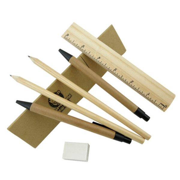 Eco-friendly Kraft Box Stationery Set - Image 5