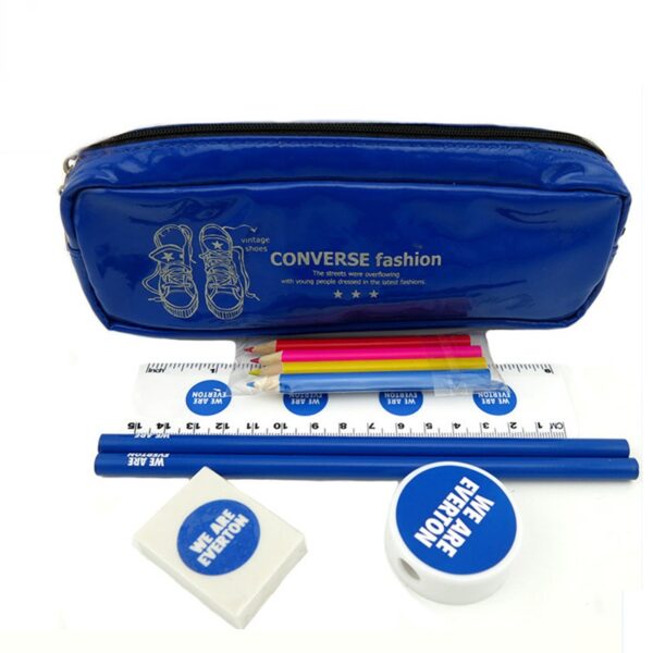 Creative PVC Zipper Pen Pouch Stationery Set