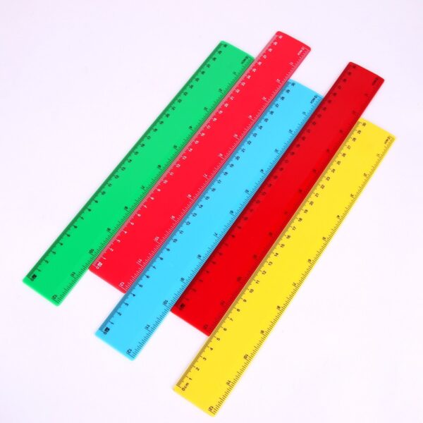 Frosted Plastic Ruler with Logo