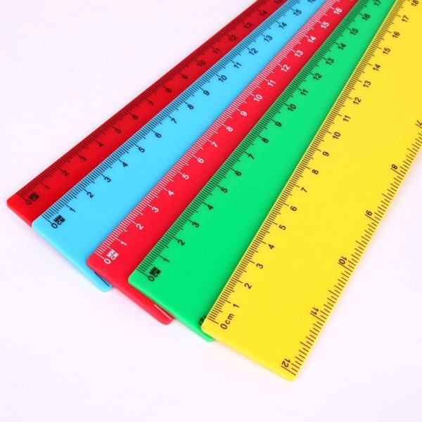 Frosted Plastic Ruler with Logo - Image 2