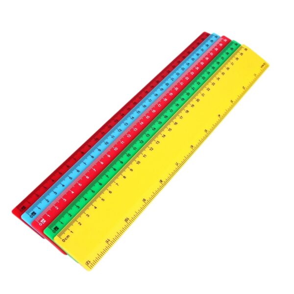 Frosted Plastic Ruler with Logo - Image 4