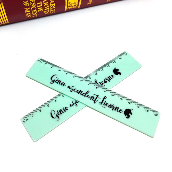 Office & Learning Plastic Solid Color Ruler 6 inches - Image 3