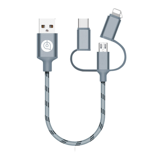 3-in-1 Gift Short Charging Cable