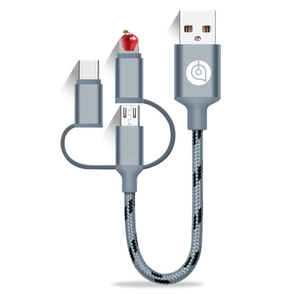 3-in-1 Gift Short Charging Cable - Image 2