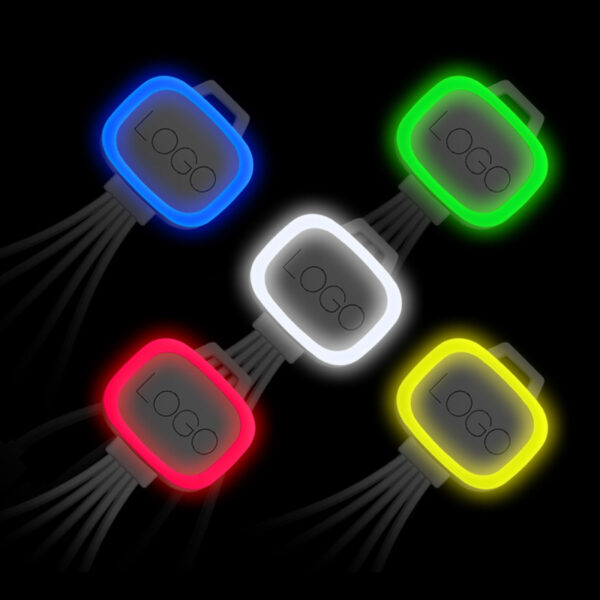 5-in-1 Lighted Cell Phone Charging Cable - Image 4