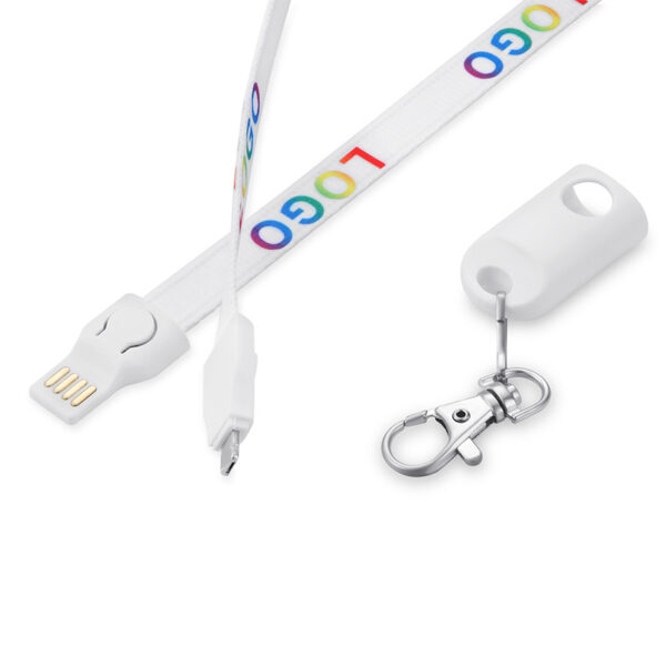 2-in-1 Cell Phone Lanyard Charging Cable - Image 2
