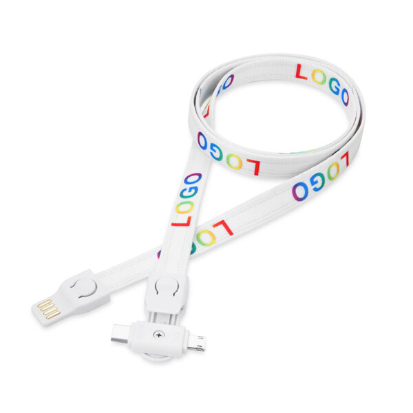 2-in-1 Cell Phone Lanyard Charging Cable - Image 3