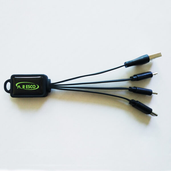 3-in-1 Multi Charging Cable with Drip Logo - Image 3