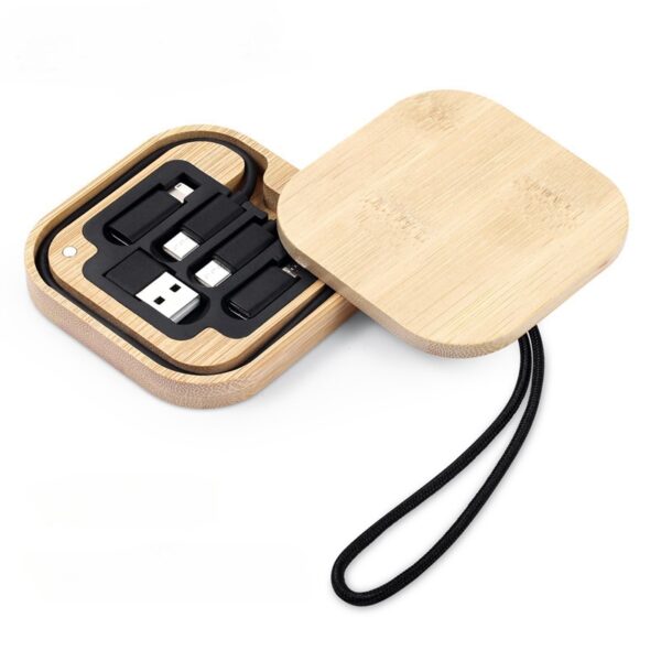 Bamboo Fast Charging Cable Set