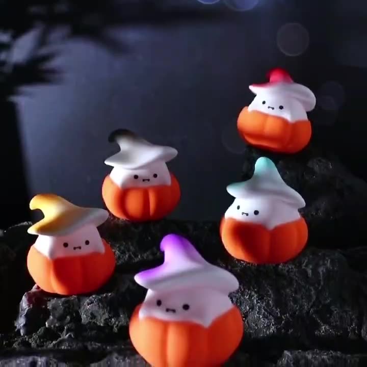 Spooky Pumpkin Night Light Silicone Pat Lamp