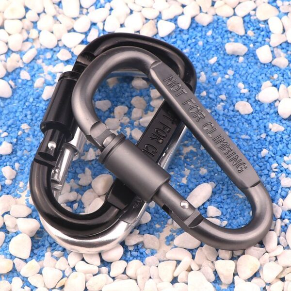 Custom Thicken Aluminum Alloy Locking Carabiner - Image 2