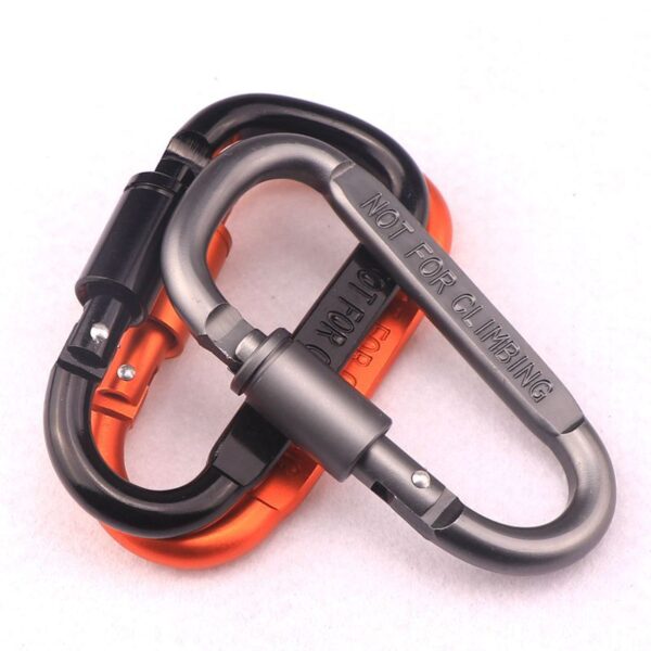 Custom Thicken Aluminum Alloy Locking Carabiner - Image 3