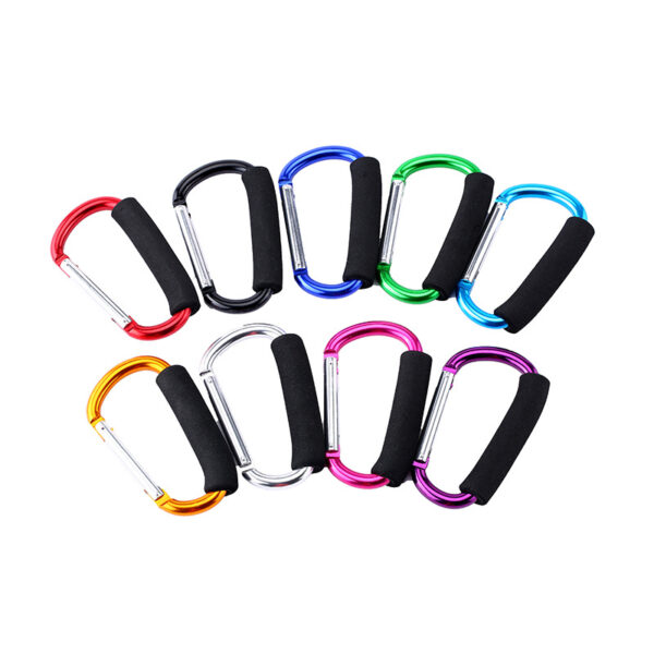 Dshaped Buckle Aluminum Carabiners