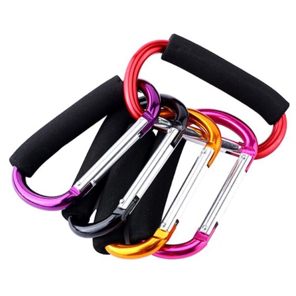 Dshaped Buckle Aluminum Carabiners - Image 2