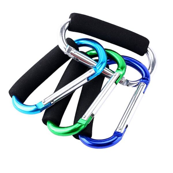Dshaped Buckle Aluminum Carabiners - Image 3