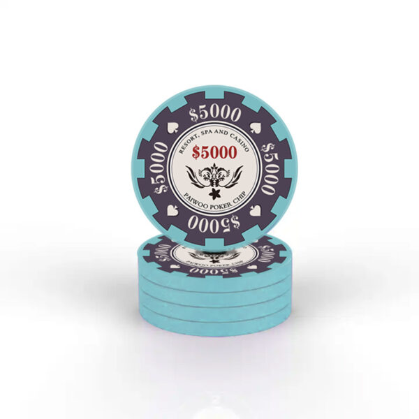 Customized Ceramic Poker Chip with Logo - Image 2