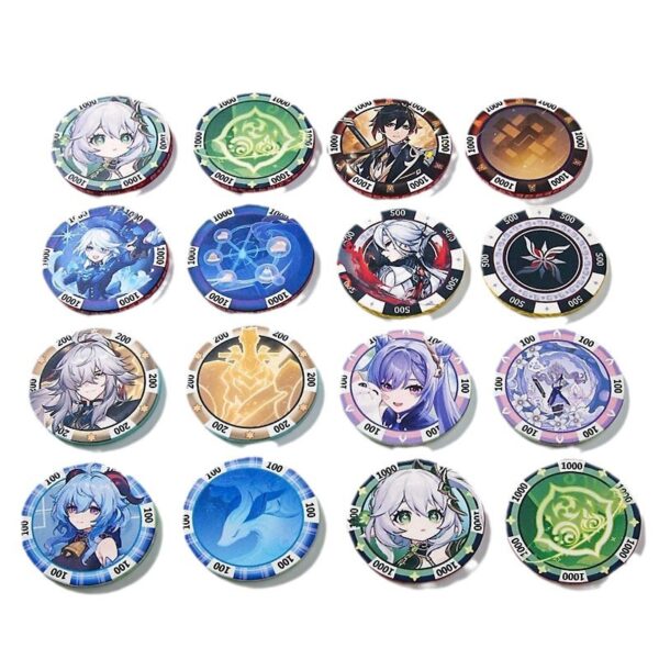 Customized Cartoon Ceramic Poker Chip