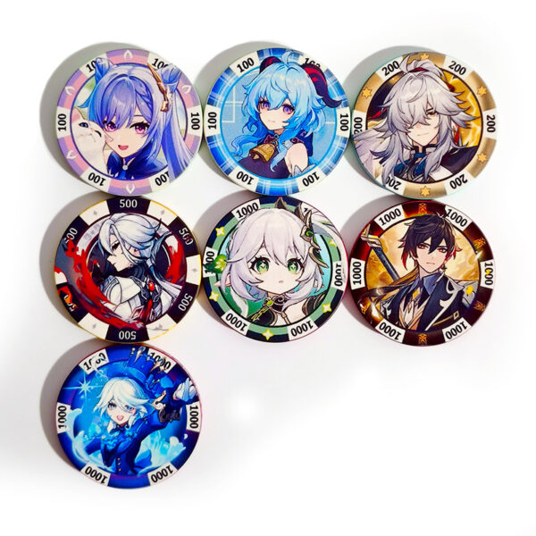 Customized Cartoon Ceramic Poker Chip - Image 2