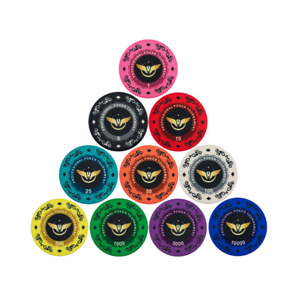 Custom 1.53'' Ceramic Poker Chip with Logo