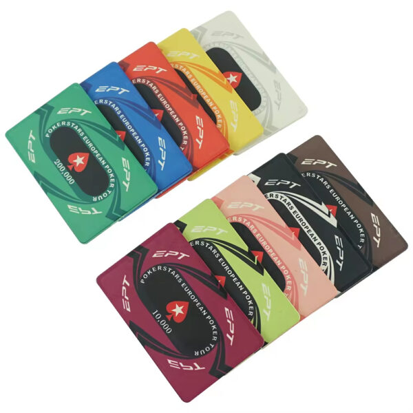 Customized Square Ceramic Poker Chip