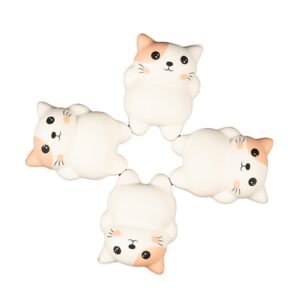 Squishy Cat Stress Ball Refrigerator Sticker