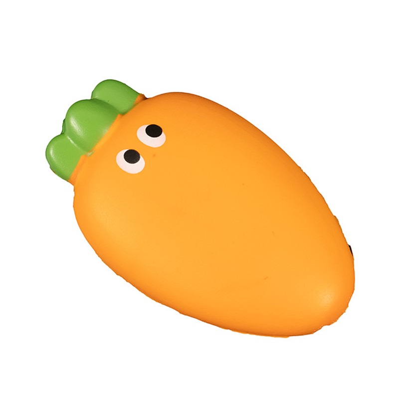 Squishy Carrot Stress Ball Refrigerator Sticker