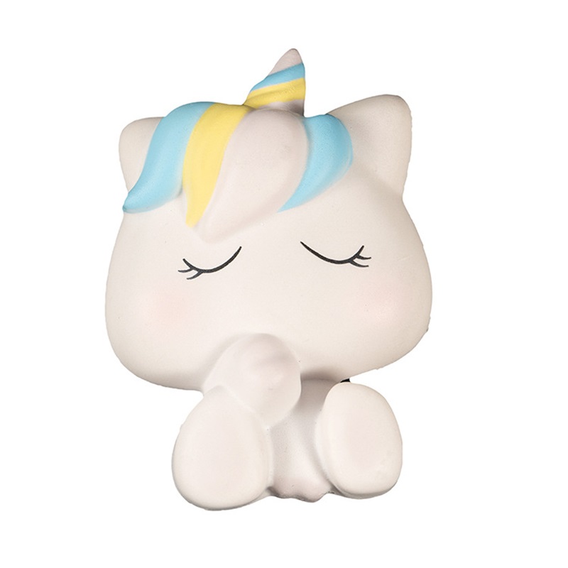 Squishy Sleeping Unicorn Anti Stress Ball Refrigerator Sticker