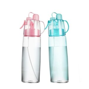 Plastic Drinking And Spray Bottle-20oz