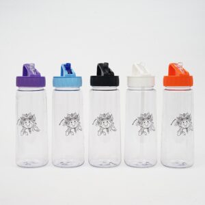 Simple Blank 23oz Portable Water Bottle with Straw