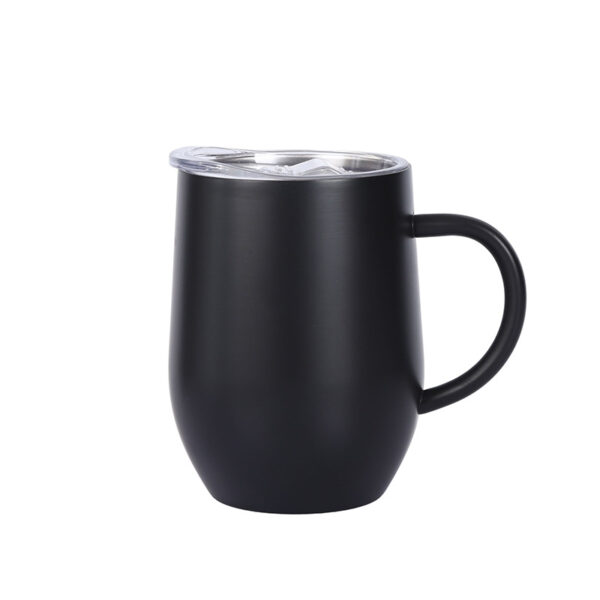 12 Oz Stainless Steel Camping Mug With Handle - Image 3
