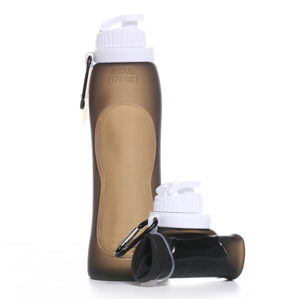17oz Collapsible Water Bottle with Clip