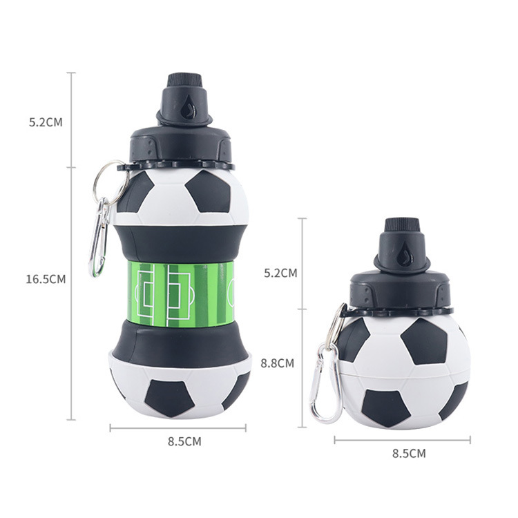 Collapsible Silicone Sport Ball Cute Water Bottle