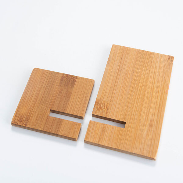 Bamboo Wood Cell Phone Stand - Image 2