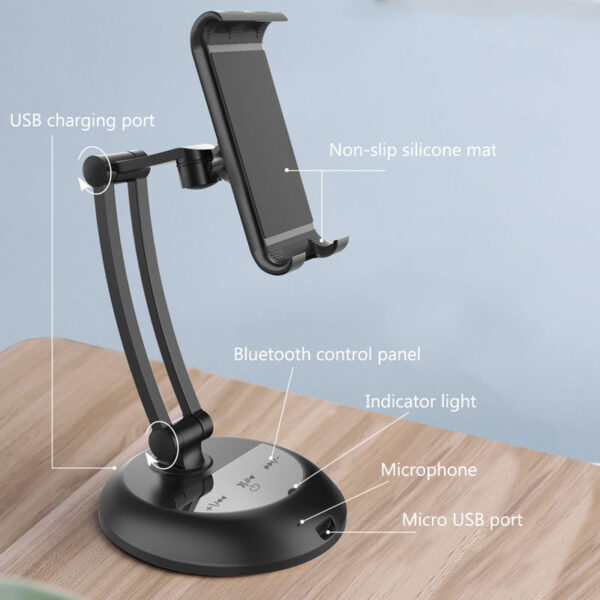 Adjustable Foldable Desktop Cell Phone Tablet Stand Holer - Image 2