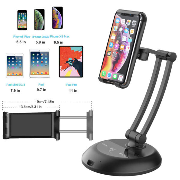 Adjustable Foldable Desktop Cell Phone Tablet Stand Holer - Image 3