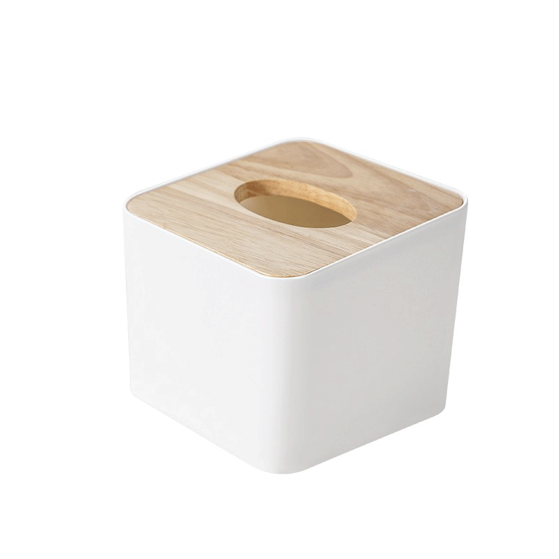 Custom Solid Wooden Lid Tissue Box