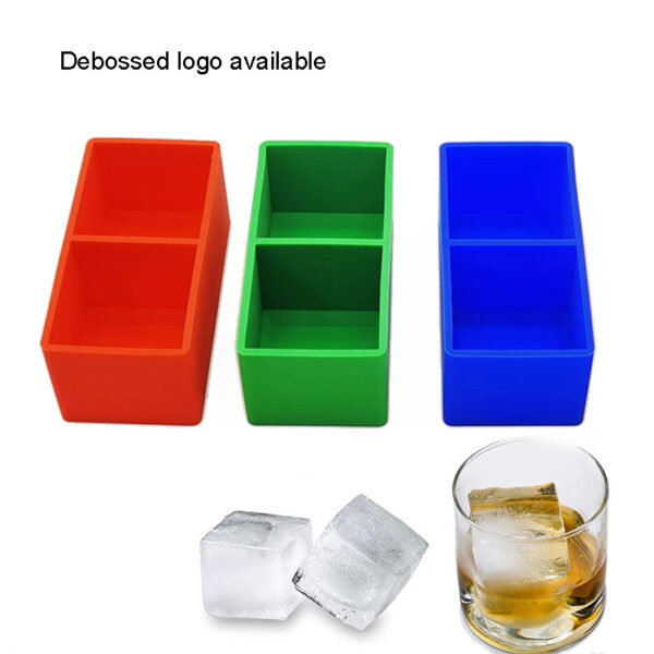 2 in 1 Silicone Ice Cube Mold