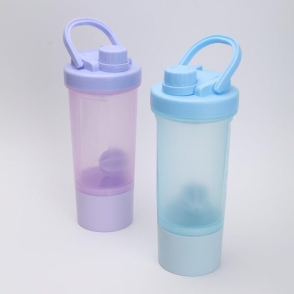 Convenient Outdoor Scaled Fitness Mug 16oz Protein Powder Shaker Cup - Image 2