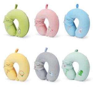 Cute Detachable Memory Foam U Shape Neck Pillow