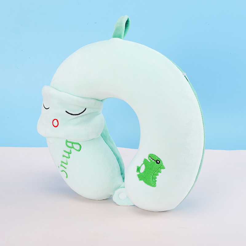 Cute Detachable Memory Foam U Shape Neck Pillow