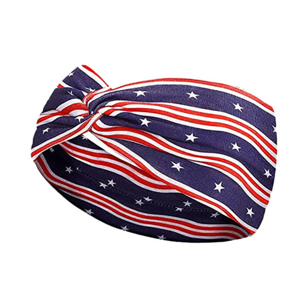 American Flag Independence Day Vintage Decoration Party Headband - Image 2