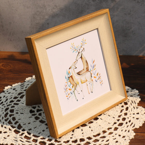 Square Simple Tabletop Resin Photo Frame